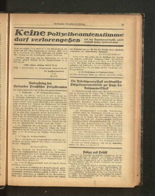 Verbandstag des Verbandes Preußischer Polizeibeamten