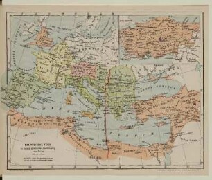 Das römische Reich in seiner größten Ausdehnung unter Trajan (98-117 n. Chr.)