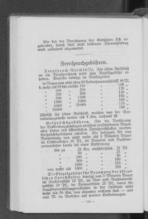 Fernsprechgebühren.