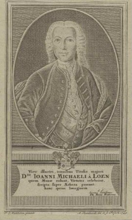 Bildnis des Ioannes Michael á Loen