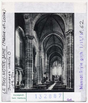 Le Puy: Kathedrale Notre-Dame, Inneres nach Osten