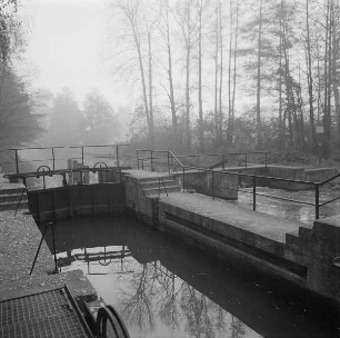 Schleuse an der Spree (nahe Dubkow-Mühle)