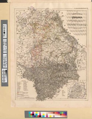 Das Königreich Bayern : nach seinen gegenwärtigen Bestandtheilen mit allen Gebiets-Veraenderungen von 1801 bis 1816