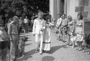 Hochzeit des Brautpaars Hermann und Waltraud Grether, geb. Nees