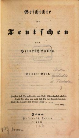 Geschichte der Teutschen, 3