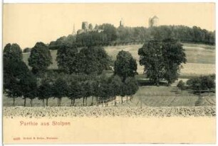Stolpen. Blick zur Burg