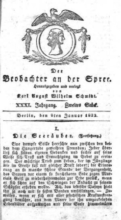2. Stueck, 9. Januar 1832