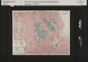 Leipziger Braunkohlengebiet mit den Resultaten der staatlichen Bohrungen; Fluren Löbschütz, Rüssen, Pulgar, Gaulis, Spahnsdorf, Peres, Lippendorf, Medewitzsch, Trachenau, Audigast, Piegel, Brösen, Leipen, Kieritzsch, Kahnsdorf und Droßdorf