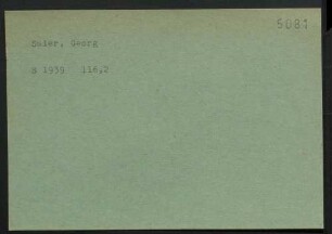 Saier, Georg