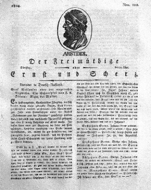 Nro. 102., Dienstag den 22. Mai