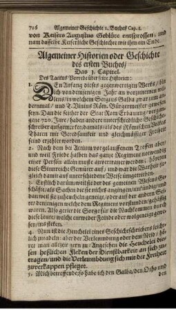 Algemeine Historie oder Geschichte