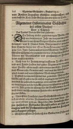Algemeine Historie oder Geschichte