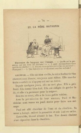 27. La mére Mathurin