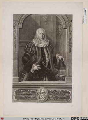 Bildnis Christoph Adam Friedrich Behaim (von Schwarzbach)