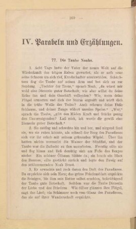 IV. Parabeln und Erzählungen