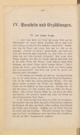 IV. Parabeln und Erzählungen