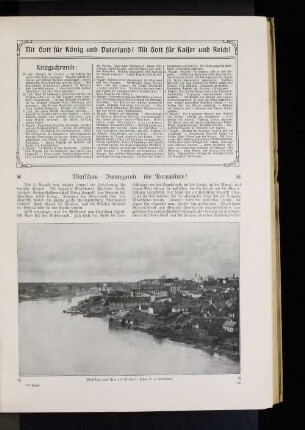 Warschau vom Ufer der Weichsel.