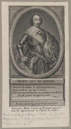 Bildnis des Henri de Rohan
