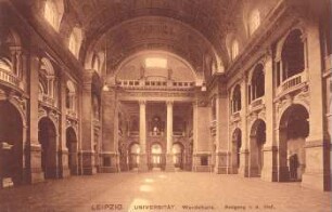 Leipzig: Universität ; Wandelhalle ; Ausgang n. d. Hof