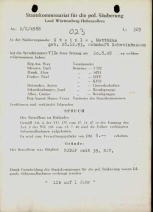 Steinle, Matthäus