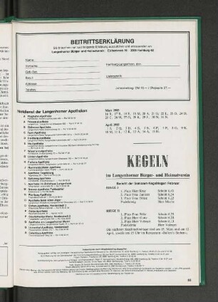 Kegeln