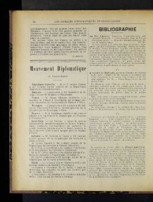 Mouvement Diplomatique