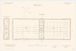 Proviantamt, Mainz Hafermagazin: Grundriss Dachgeschoss 1:100