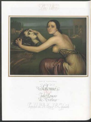 Arte español - "Salome", óleo