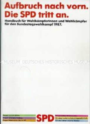 Handbuch der SPD für den Bundestagswahlkampf 1987