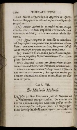 Cap. VII. De Methodo Medendi