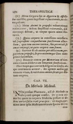 Cap. VII. De Methodo Medendi