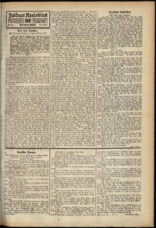 Zweite Ausgabe vom Mittwoch, den 03. März 1915.