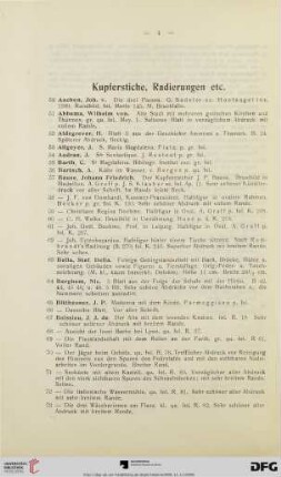 Kupferstiche, Radierungen etc. (Nr. 50-273)