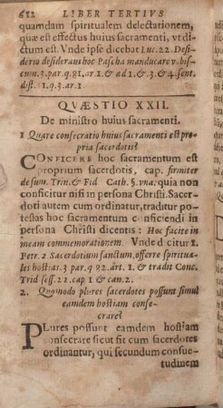 Qvaestio XXII. De ministro huius sacramenti.