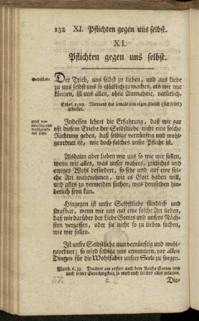 Pflichten gegen uns selbst.