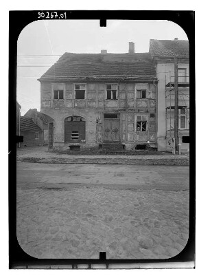 Friesack, Marktstraße 19. Heimathaus. Straßenfront