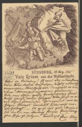 Brief an Friedrich Wilhelm Jähns : 28.08.1885