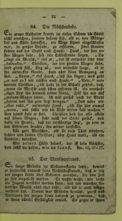 84. Die Nächstenliebe