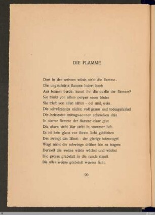 Die Flamme