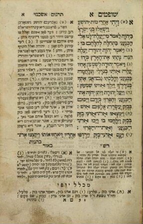 Sēfer Qiryā neʿemānā : ʿim targûm aškenazzî ū-vē'ûr ka-ašer nidpesû be-Wien šenat 542 [1781] ..., 1,2. Šōfeṭīm