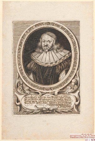 Michael Lanßenstill (= Lanzenstiel), Schneider und des Kleinern Rats; geb. 22. Februar 1600; gest. 11. November 1672