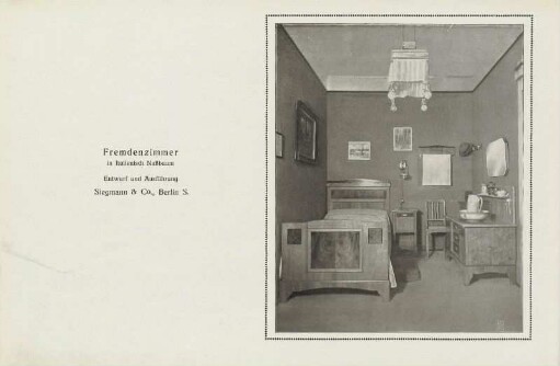 Fremdenzimmer in Italienisch Nußbaum