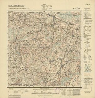1323 (alte Nr.: 207) Ülsby, Topographische Karte 1:25000 (4-cm - Karte)