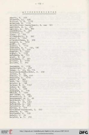 Autorenregister