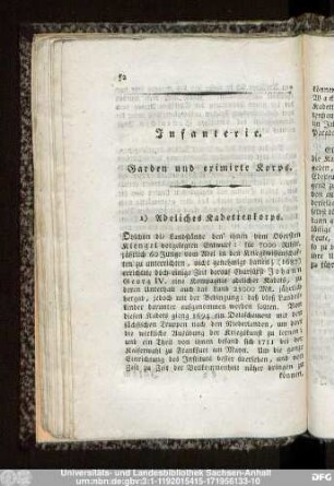 1) Adeliches Kadettenkorps.