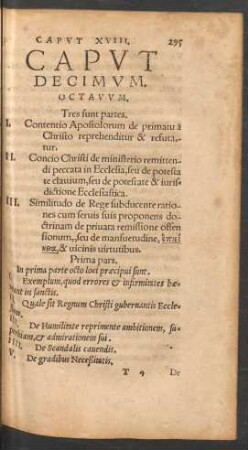 Caput Decimum Octavum.