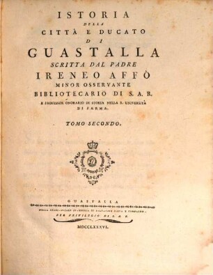 Istoria Della Città, E Ducato Di Guastalla, 2