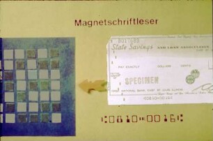 Magnetschriftleser (Präsentationsmaterial EDV Technik)
