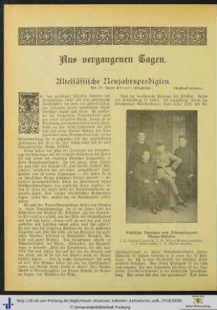 Aus vergangenen Tagen.
