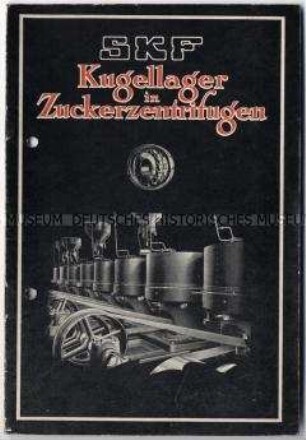 Kugellager in Zuckerzentrifugen
